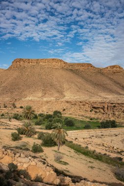 Tunisia 'daki djebel dahar, Chenini, douiret, germasa