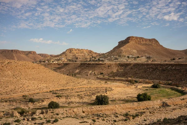 Djebel Dahar Tunisia Chenini Douiret Germassa — Foto de Stock