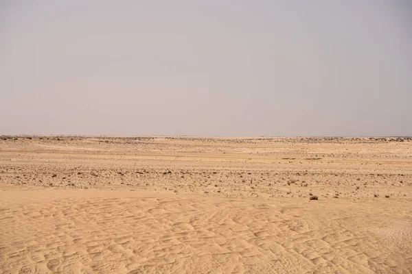 Belas Dunas Areia Deserto Saara Perto Douz Tunísia — Fotografia de Stock