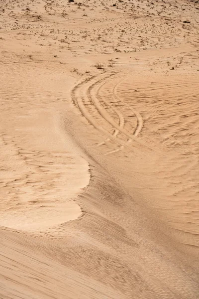 Belle Dune Sabbia Nel Deserto Del Sahara Vicino Douz Tunisia — Foto Stock