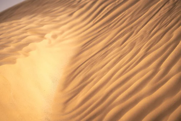 Belas Dunas Areia Deserto Saara Perto Douz Tunísia — Fotografia de Stock