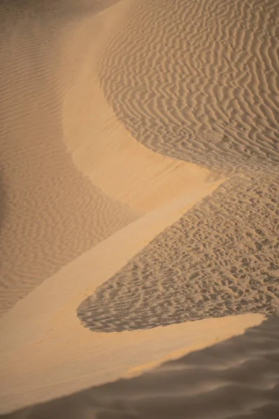 Piękne Wydmy Saharze Blisko Douz Tunezja — Zdjęcie stockowe