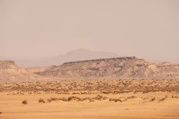 Part Salt Lake Desert Tunisia Chott Jerid — стоковое фото