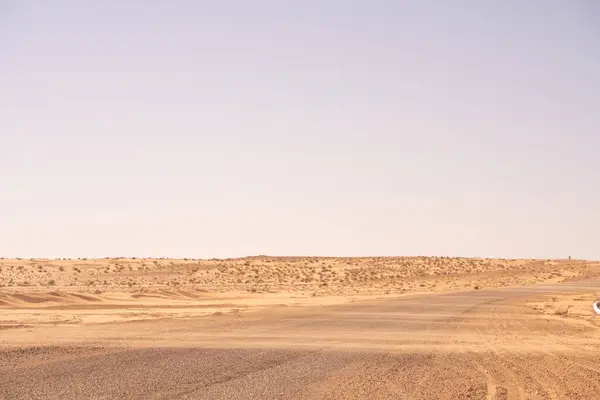 Witamy Tunezji Ksar Ghilane Sahara Pustyni — Zdjęcie stockowe