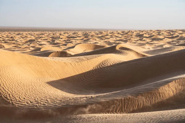 Benvenuti Tunisia Ksar Ghilane Deserto Del Sahara — Foto Stock