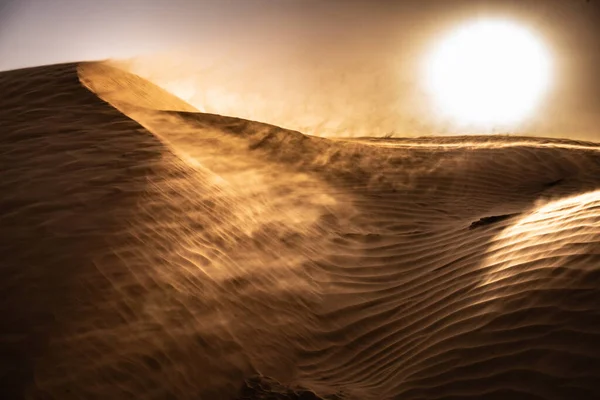Добро Пожаловать Тунис Ksar Ghilane Пустыня Сахара — стоковое фото