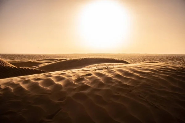 Welcome Tunisia Ksar Ghilane Sahara Desert — Stock Photo, Image