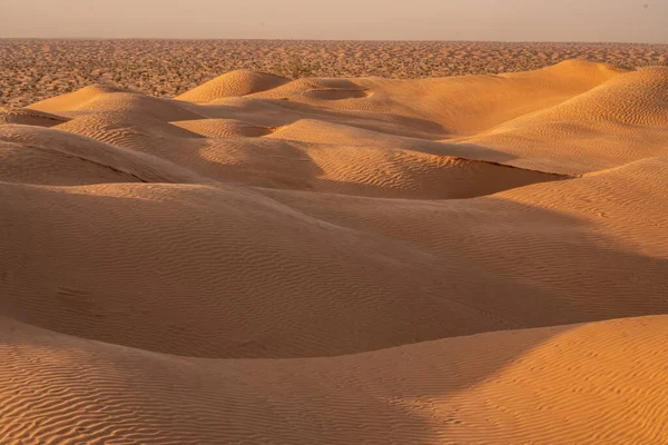 Welcome Tunisia Ksar Ghilane Sahara Desert — Stock Photo, Image