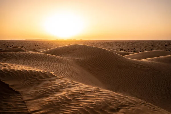 Bienvenido Sur Tunisia Ksar Ghilane Comienzo Del Desierto Del Sahara —  Fotos de Stock