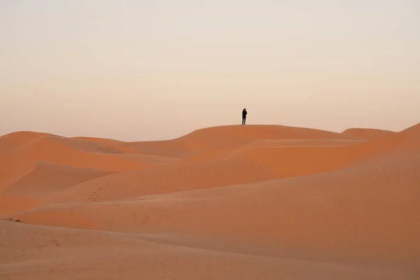 Bem Vindo Tunisia Sul Ksar Ghilane Início Deserto Saara — Fotografia de Stock