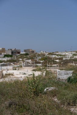 Tunus 'a hoş geldiniz. Mahdia, doğu yakası şehri. 