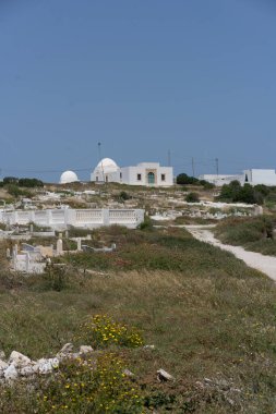 Tunus 'a hoş geldiniz. Mahdia, doğu yakası şehri. 