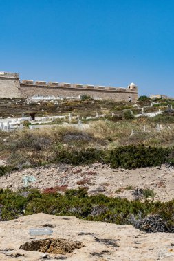 Tunus 'a hoş geldiniz. Mahdia, doğu yakası şehri. 