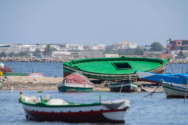 Bienvenido Tunisia Costa Este Puerto — Foto de Stock