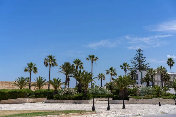 Добро Пожаловать Восточное Тунисское Побережье Монаштир — стоковое фото