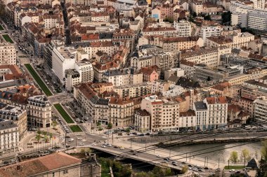 Bastille 'den grenoble görüntüsü ve ayrıntıları