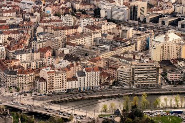 Bastille 'den grenoble görüntüsü ve ayrıntıları