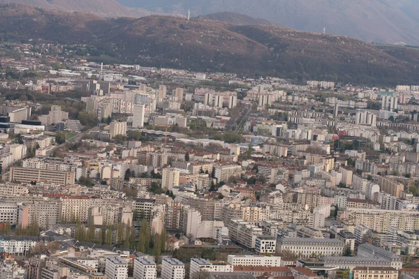 Widok Szczegóły Grenoble Wzgórza — Zdjęcie stockowe