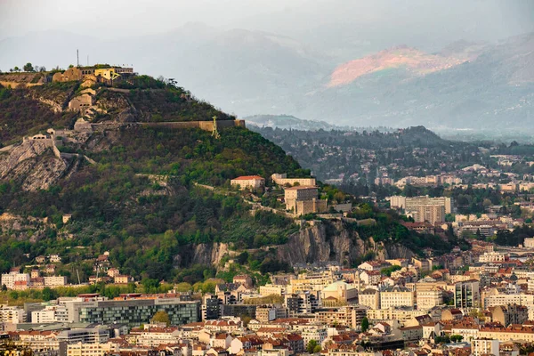 Blick Auf Grenoble Vom Hügel — Stockfoto