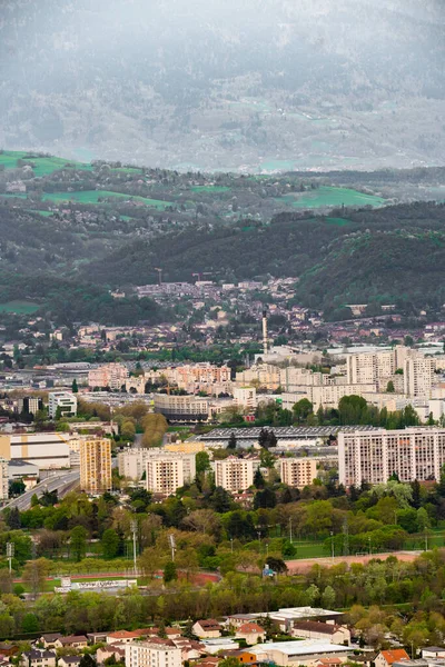 Vista Grenoble Desde Colina —  Fotos de Stock