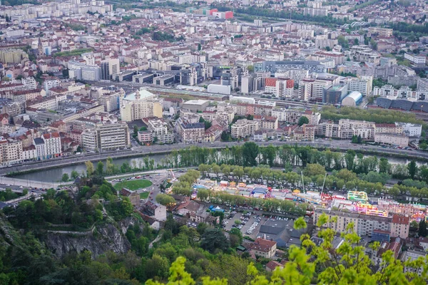 Widok Szczegóły Grenoble Wzgórza — Zdjęcie stockowe