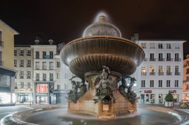 Geceleri grenoble görüntüsü 