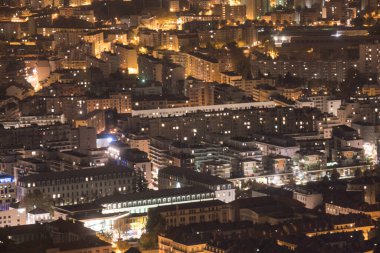 Bastille 'den Grenoble' un Nightscape 'i