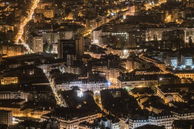 Bastille 'den Grenoble' un Nightscape 'i