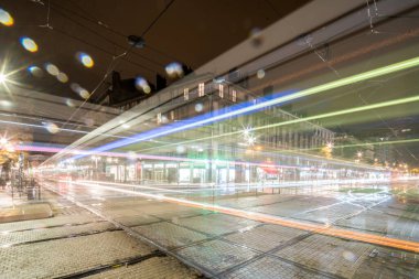 Grenoble 'ın gece görüntüsü