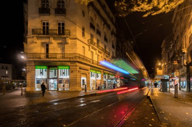 Grenoble 'ın gece görüntüsü