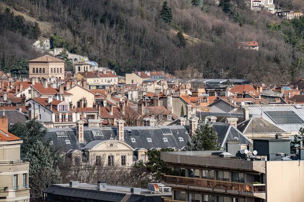 Pohled Grenoble Francie — Stock fotografie