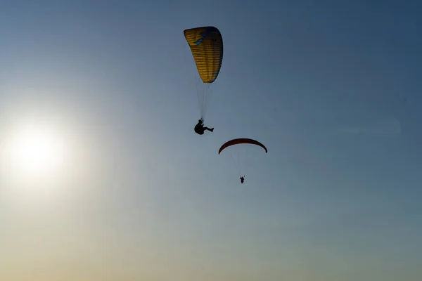 Kuzey Tunisia Paragliding Kaptan Angela — Stok fotoğraf