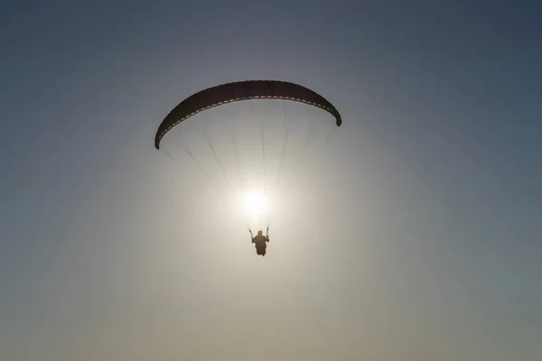 Kuzey Tunisia Paragliding Kaptan Angela — Stok fotoğraf