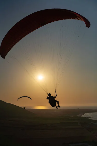 Parapente Tunisia Cap Angela — Foto de Stock