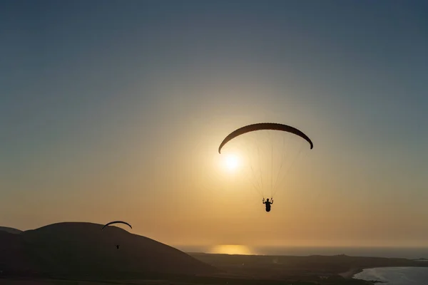 Parapente Tunisia Cap Angela — Foto de Stock