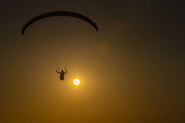 Paragliding Tunisii Čepice Angela — Stock fotografie