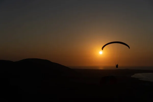 Parapente Tunisia Cap Angela — Fotografia de Stock