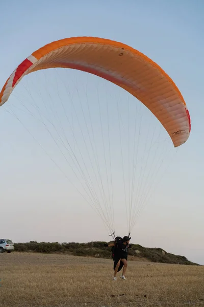 Paragliding Tunisia Cap Angela — Stock Photo, Image