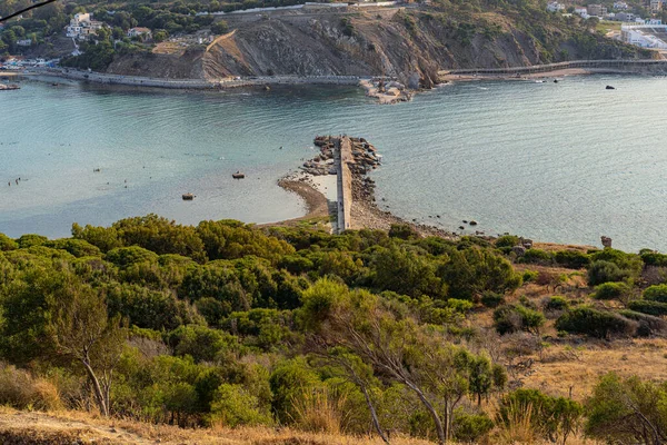 Tunesische Küste Und Das Genuesische Fort Region Tabarka — Stockfoto