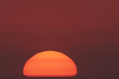 Kuzey Tunus 'ta gün batımı