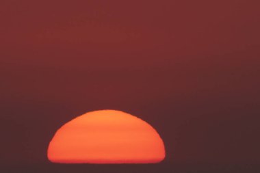 Kuzey Tunus 'ta gün batımı