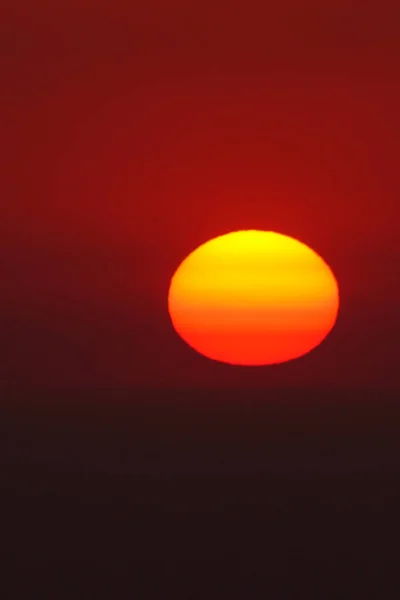 Pôr Sol Norte Tunísia — Fotografia de Stock