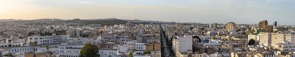 Blick Aus Der Vogelperspektive Auf Tunis Ist Die Hauptstadt Und — Stockfoto
