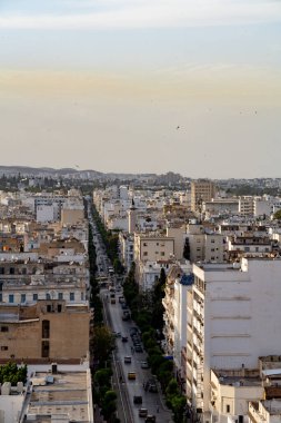  Tunus 'un kuş bakışı manzarası başkenti ve Tunus' un en büyük şehridir.