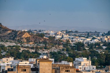  Tunus 'un kuş bakışı manzarası başkenti ve Tunus' un en büyük şehridir.