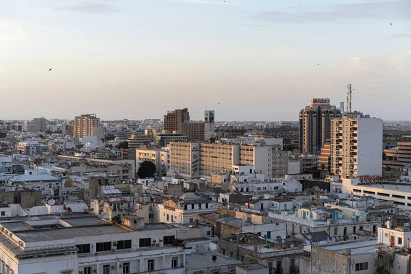 Vista Degli Occhi Degli Uccelli Tunisi Capitale Più Grande Città — Foto Stock