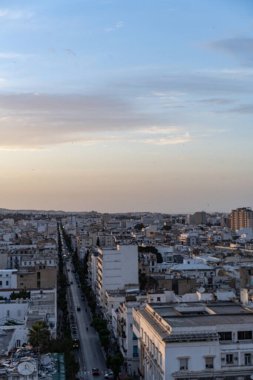  Tunus 'un kuş bakışı manzarası başkenti ve Tunus' un en büyük şehridir.