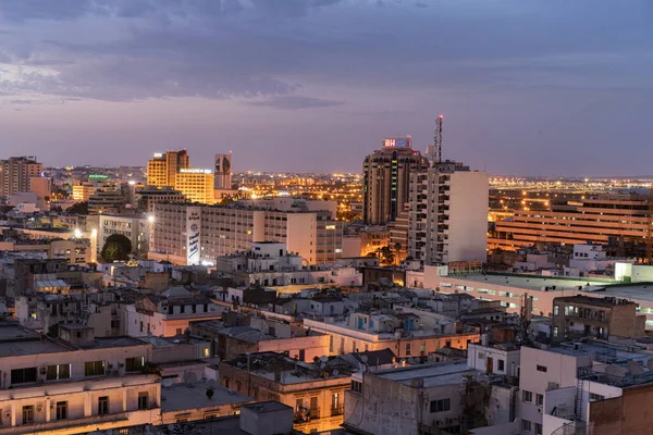 튀니지의 도시인 튀니스의 새들의 보이는 — 스톡 사진