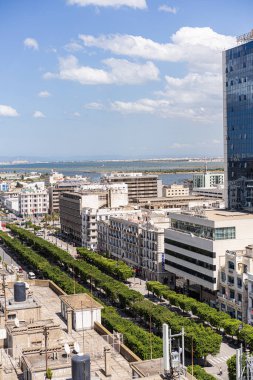 Tunus 'un kuş bakışı manzarası başkenti ve Tunus' un en büyük şehridir.