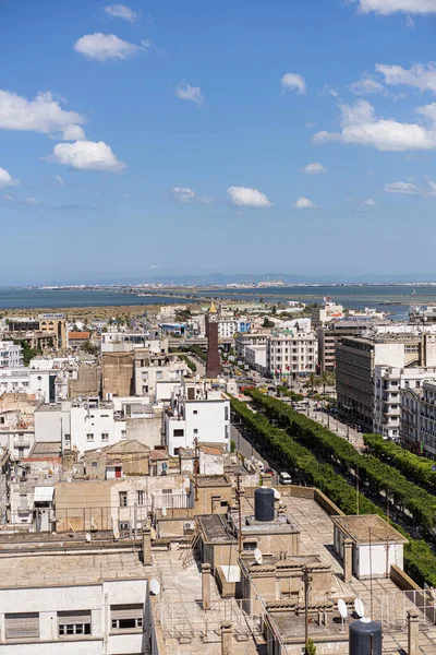 Vista Aves Túnez Capital Ciudad Más Grande Túnez — Foto de Stock